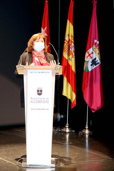 Oponente durante el evento. Jubilación de Profesores -2020