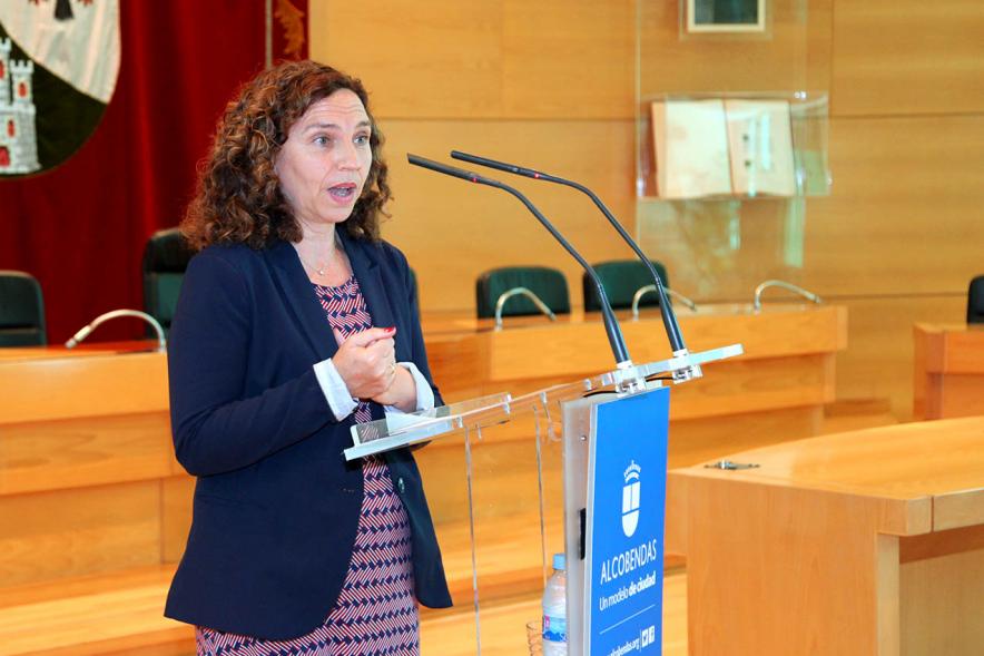 Discurso. Concejala Ana Sotos .