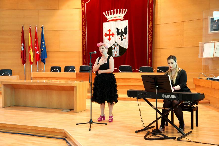 Actuación musical durante el evento. 