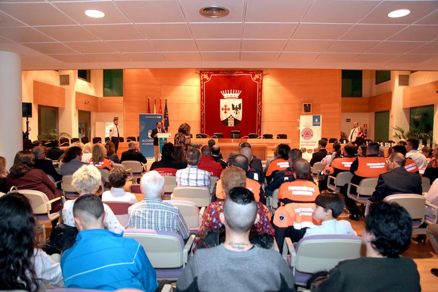 Entrega de Medallas de Protección Civil 2018 - Imagen panorámica del salón donde se celebra el acto.