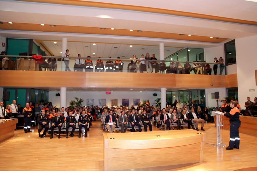 Entrega de Medallas de Protección Civil 2018 - Imagen del público asistente al acto.