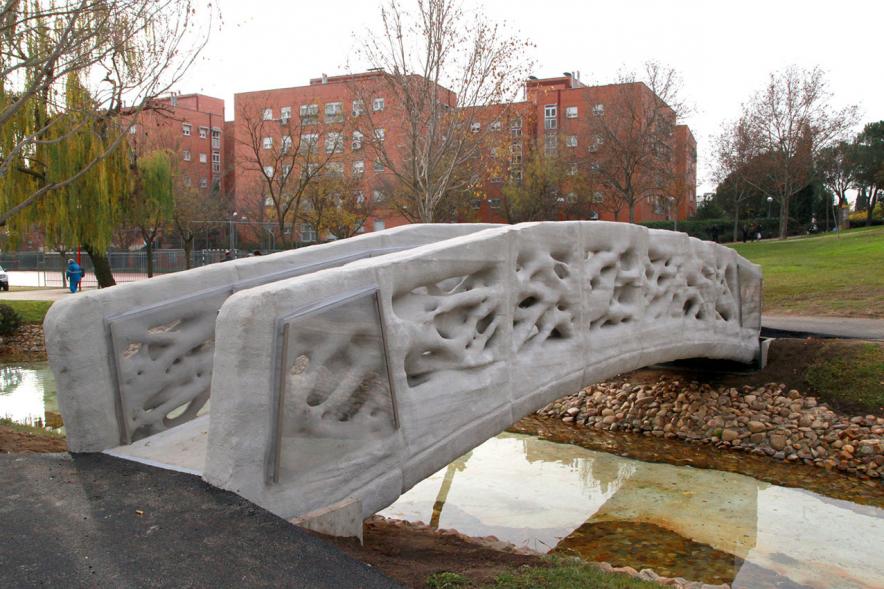 Inauguración del Puente 3D en el Parque de Castilla La Mancha - Imagen del puente 3D.
