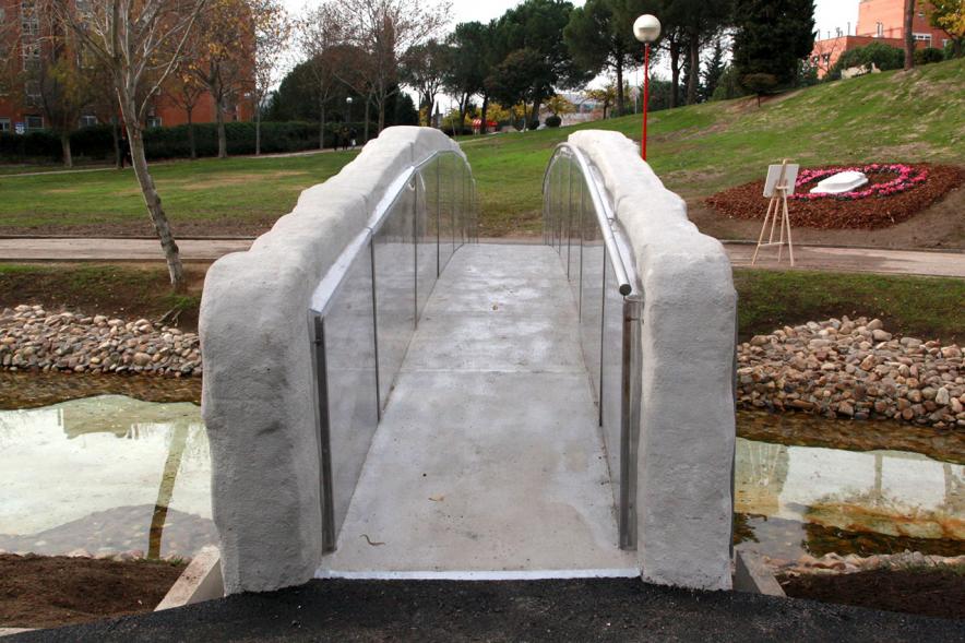 Inauguración del Puente 3D en el Parque de Castilla La Mancha - Imagen del puente 3D.