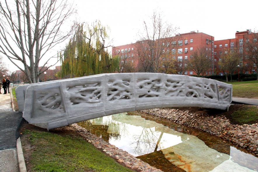 Inauguración del Puente 3D en el Parque de Castilla La Mancha - Imagen del puente 3D.