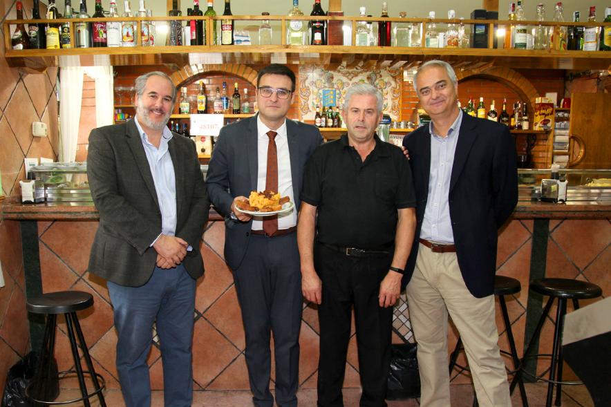 Concejal Miguel Ángel Arranz, Autoridades y Participantes. Ruta de la Cuchara 2019. Ruta de la Cuchara 2019