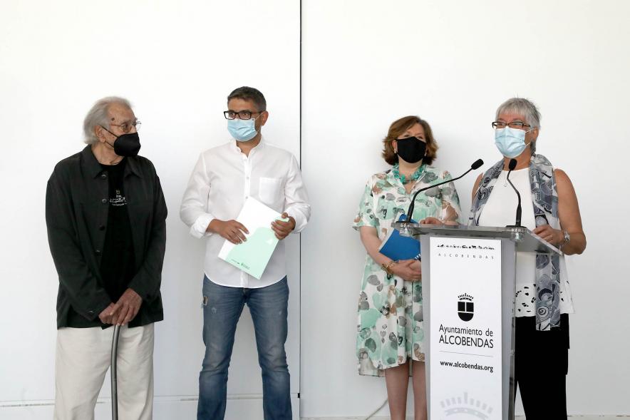Inauguración Exposición Ramón Masats - Imagen de un momento de la intervención de la comisaria de la exposición.