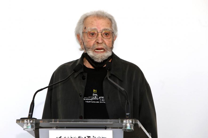 Inauguración Exposición Ramón Masats- Imagen de un momento de la intervención del autor Ramón Masats.