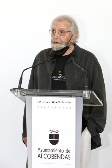 Inauguración Exposición Ramón Masats -Imagen de un momento de la intervención del autor Ramón Masats.