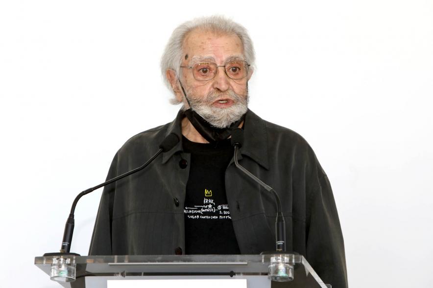 Inauguración Exposición Ramón Masats - Imagen de un momento de la intervención del autor Ramón Masats.