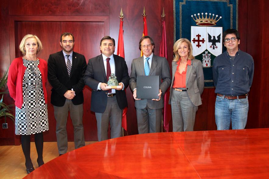 Recepción al Alcalde de Colina (Chile) - Bienvenida al alcalde.