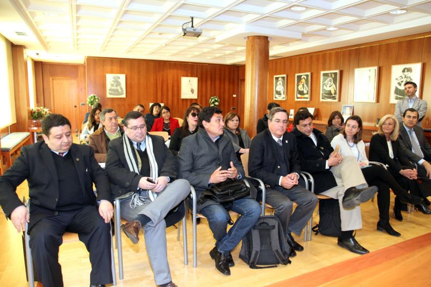Recepción Delegación de Chile - Imagen del público asistente al acto.