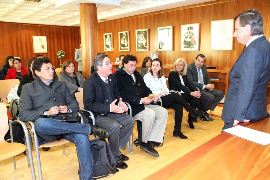 Recepción Delegación de Chile - Imagen del público asistente al acto.