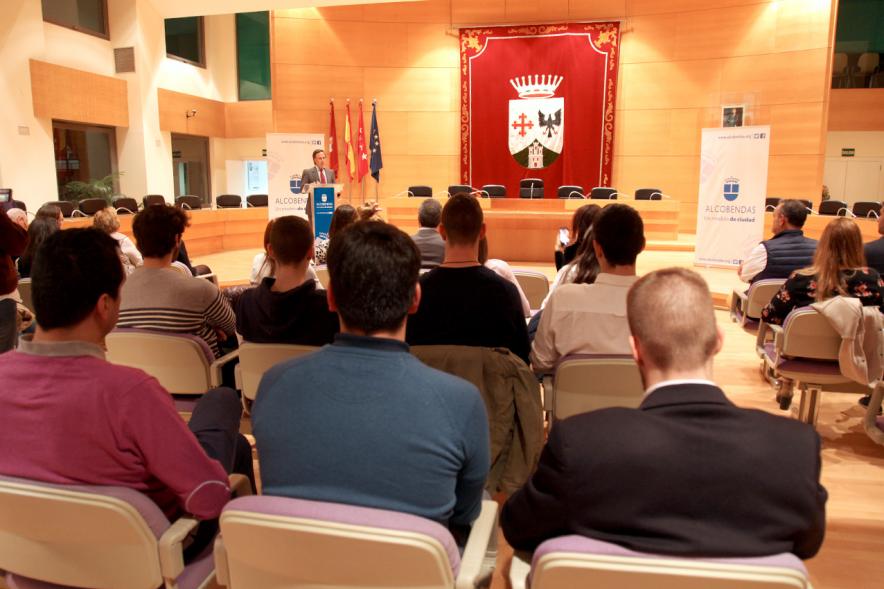 Recepción del Club Natación - Toma posterior del acto.
