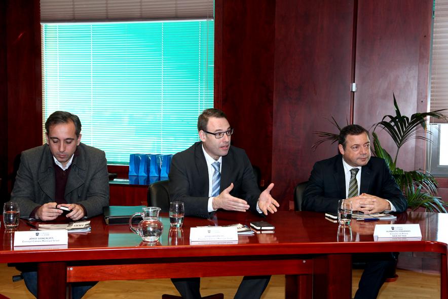 Recepción de Delegación Portuguesa - Imagen de la delegación de Portugal.  
