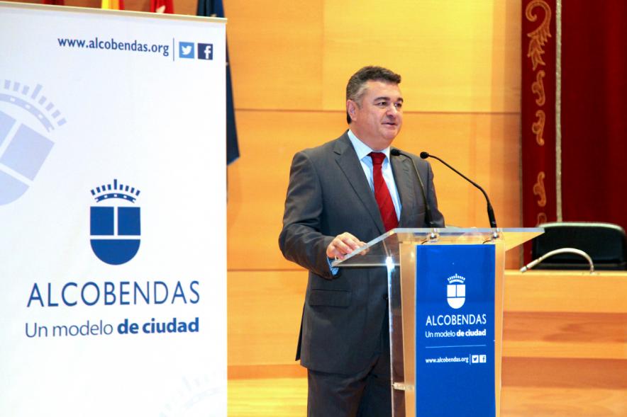 Recepción del Club Natación - Discurso del responsable del club.