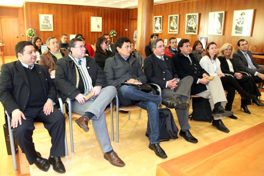 Recepción Delegación de Chile - Imagen del público asistente al acto.
