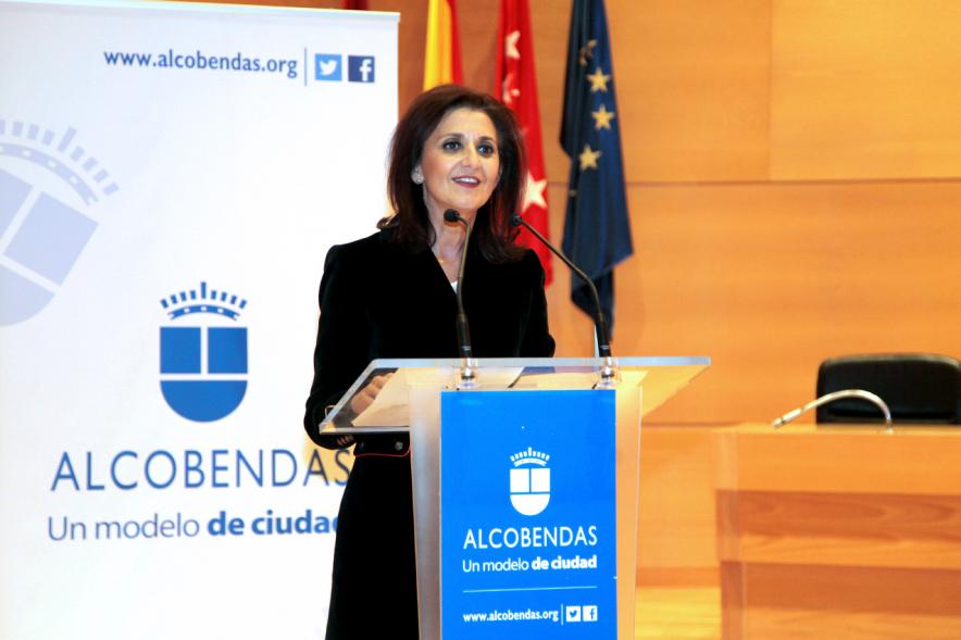 Recepción del Club Natación - Discurso de la concejal.