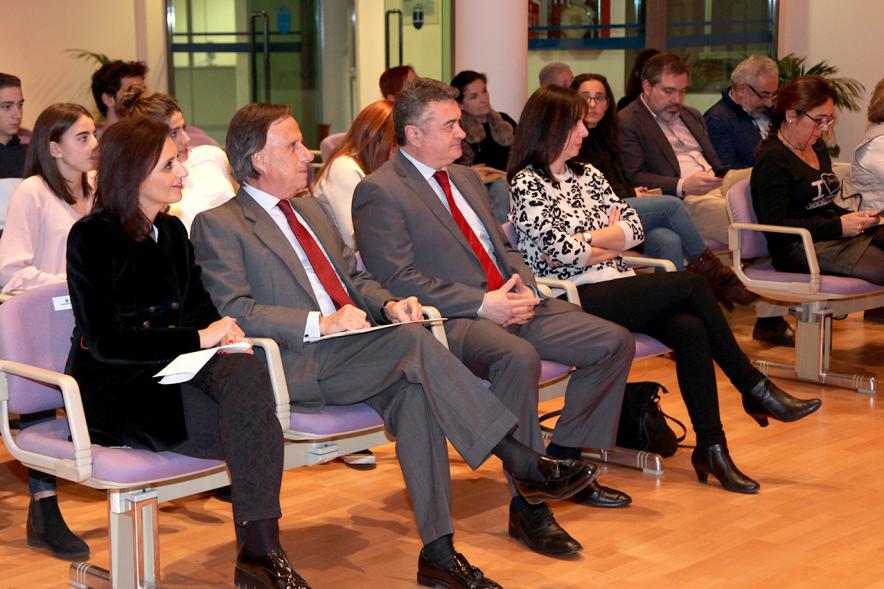 Recepción del Club Natación -Primera fila de autoridades.