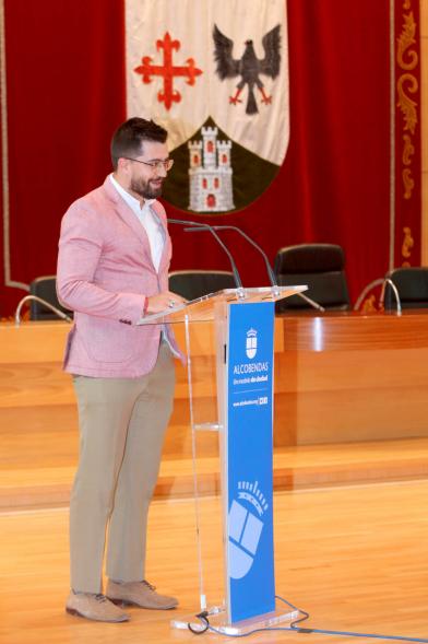 Recepción Equipo Fútbol Americano Royal Oaks Knights - Discurso del representante del equipo.