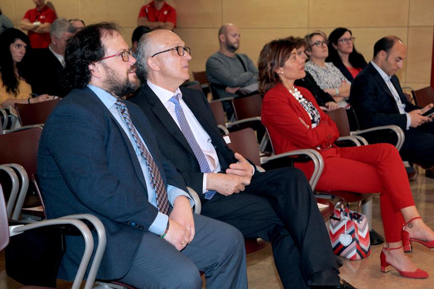 Reconocimientos FREMAP - Primera fila de las autoridades municipales.