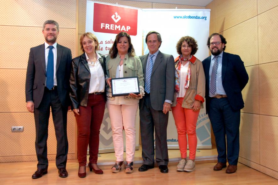 Reconocimientos FREMAP - Posado de las autoridades con los premiados  de Fremap.