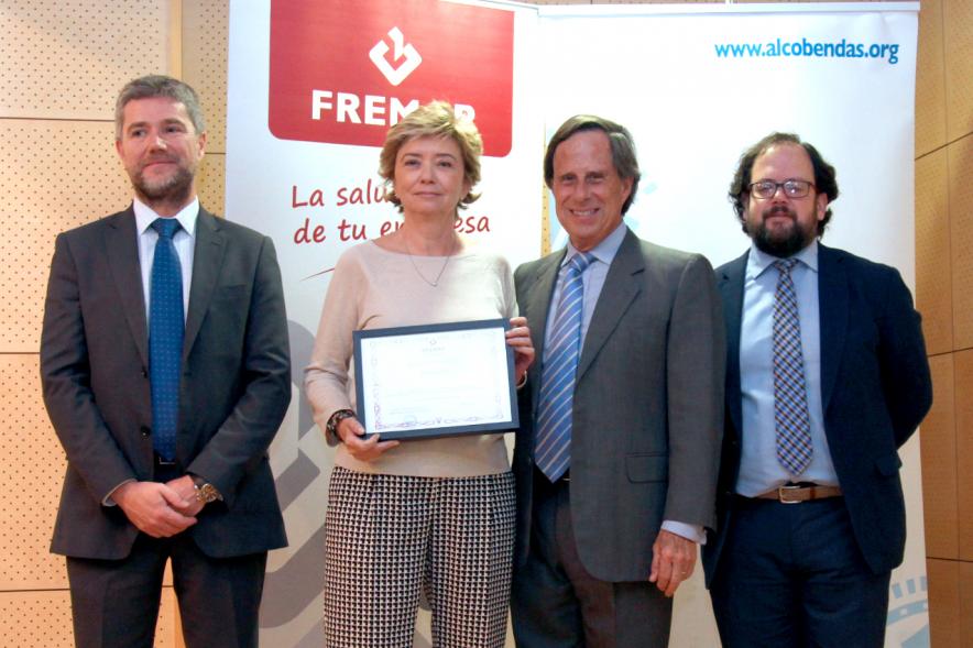 Reconocimientos FREMAP - Posado de las autoridades con los premiados de Fremap.