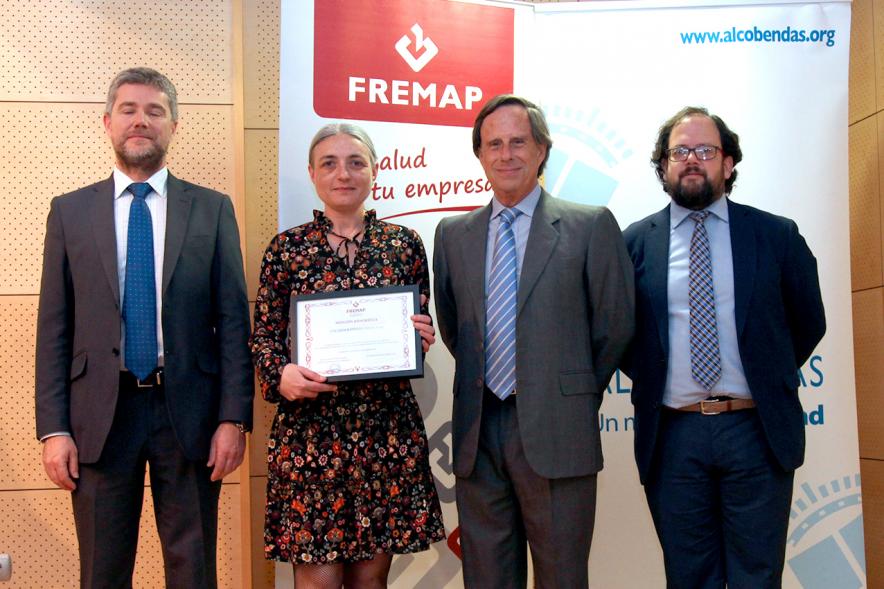 Reconocimientos FREMAP - Posado de las autoridades con los premiados de Fremap.