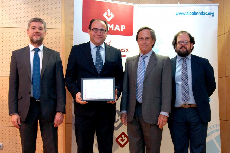 Reconocimientos FREMAP - Posado de las autoridades con los premiados  de Fremap.