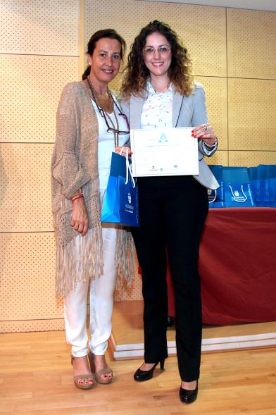 Entrega Reconocimiento Empresas por Igualdad Salarial y Alcobendas Concilia - Imagen de una de las homenajeados.