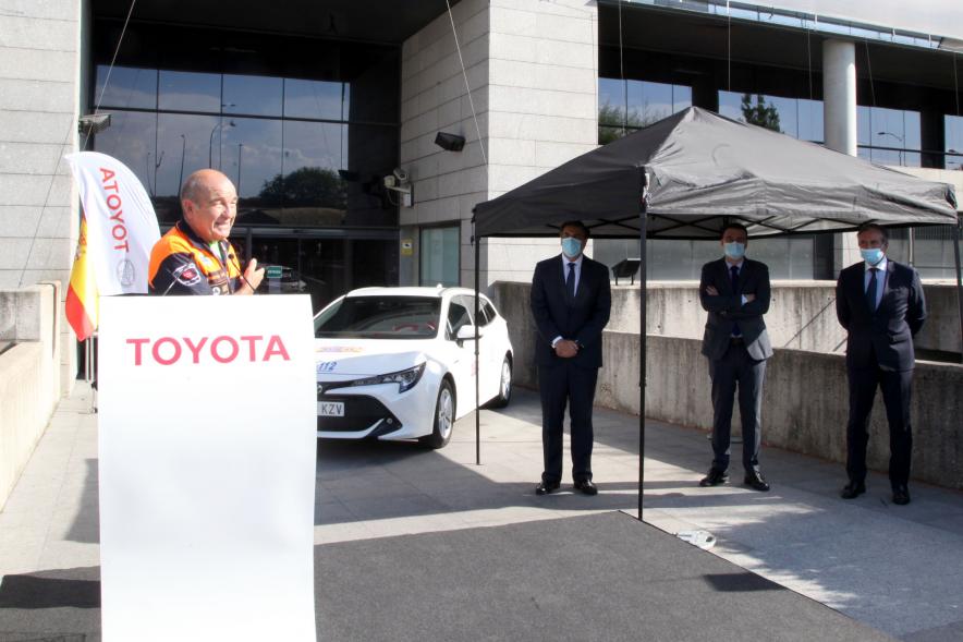 Entrega Reconocimiento a Toyota por Protección Civil de Madrid - Discurso de un responsable de Protección Civil.  