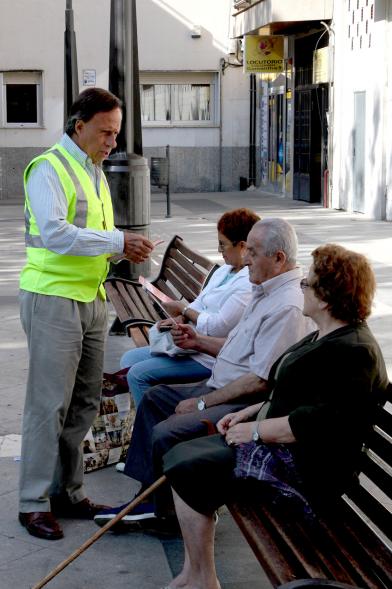 Semana de la Movilidad - Recorrido en Bicicleta - El alcalde pregunta a los ciudadanos.