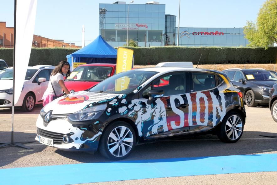 Inauguración de la 8ª Feria de Vehículo de Ocasión -  Un vehículo customizado.