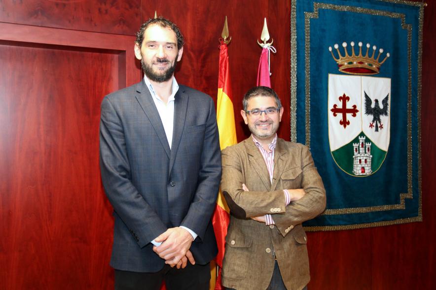 Reunión del Alcalde Rafael Sánchez Acera con Jorge Garbajosa - 2019 