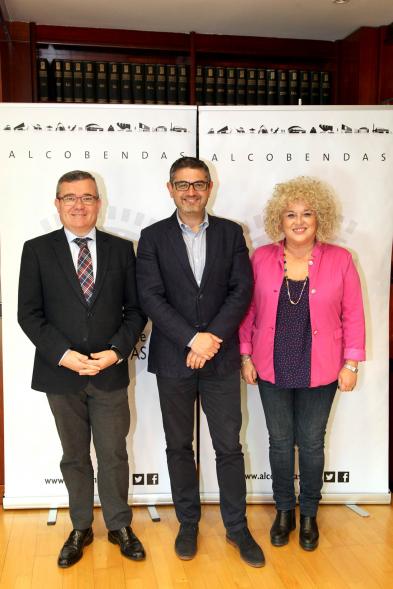 Alcalde Rafael Sánchez y Presidente de la FMM  Guillermo Hita. Reunión del Alcalde con el Presidente de la FMM - 2020