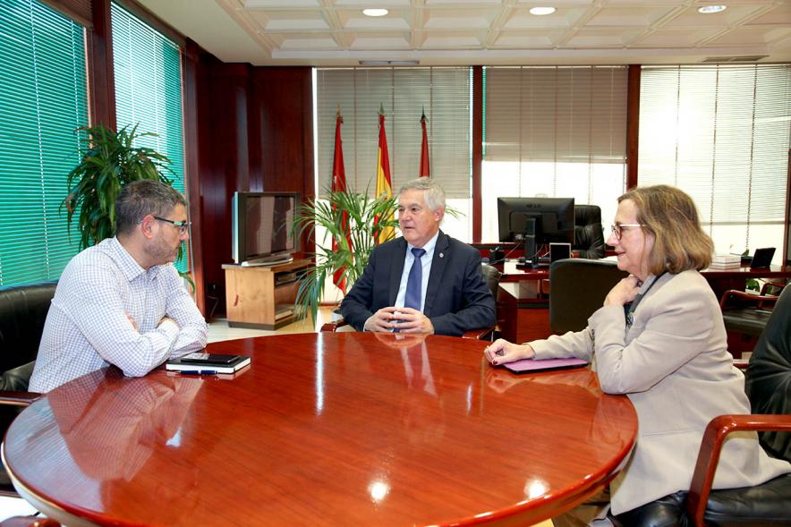 Reunión del Alcalde Rafael Sanchez Acera con Rector y Vicerrector de la UAM - 2019