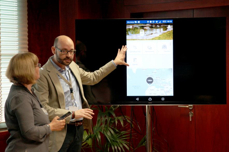 Rueda de Prensa Presentación Nueva App Alcobendas - Imagen de un momento de la presentación de la app.