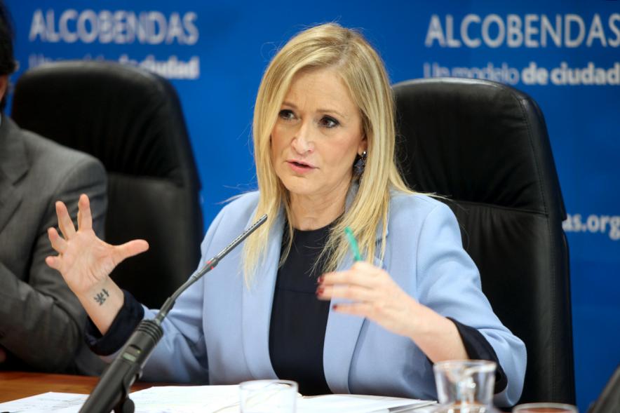 Rueda de Prensa del Consejo de Gobierno de la Comunidad de Madrid - Imagen de la presidenta de la Comunidad Cristina Cifuentes.