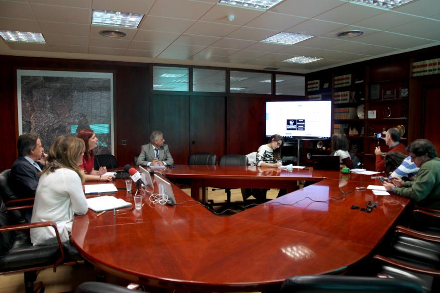 Rueda de Prensa Pacto Violencia de Género - Imagen general de  la rueda de prensa.