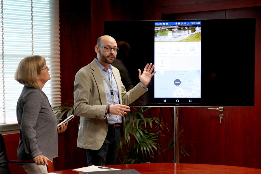 Rueda de Prensa Presentación Nueva App Alcobendas - Imagen de un momento de la presentación de la app.