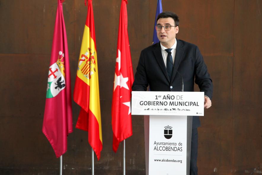 Concejal Miguel Angel Arranz. Rueda de Prensa Un Año de Gobierno Municipal -2020
