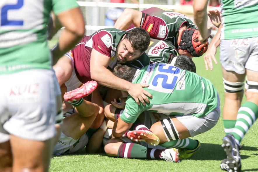 Inauguración Campo de las Terrazas - Partido Liga Heineken División de Honor Alcobendas - Independiente Santander - Imagen de un momento del partido de rugby.
