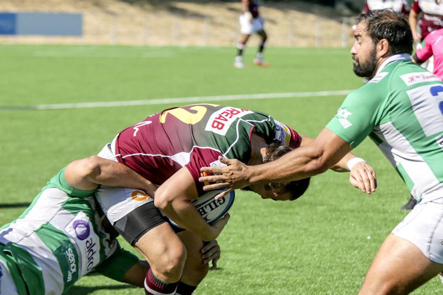 Inauguración Campo de las Terrazas - Partido Liga Heineken División de Honor Alcobendas - Independiente Santander - Imagen de un momento del partido de rugby.