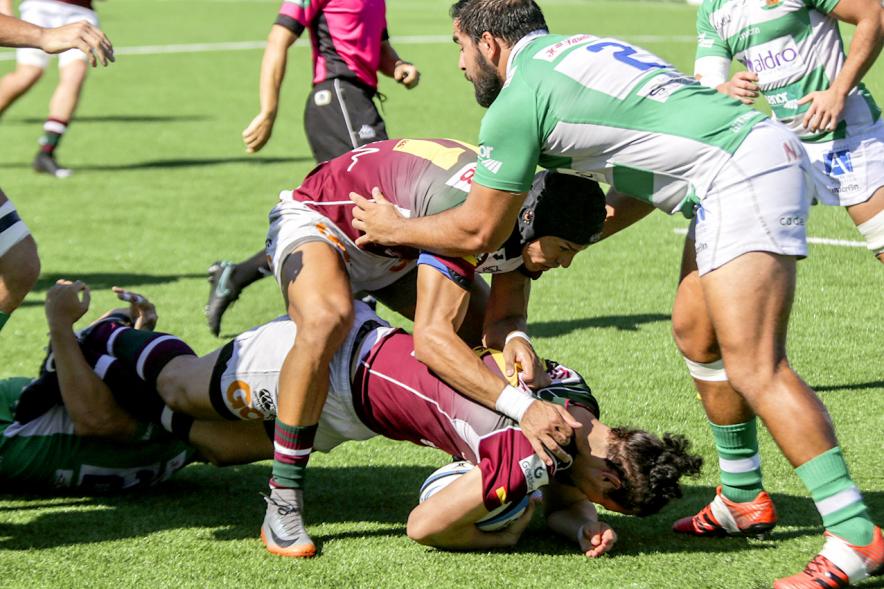 Inauguración Campo de las Terrazas - Partido Liga Heineken División de Honor Alcobendas - Independiente Santander - Imagen de un momento del partido de rugby.