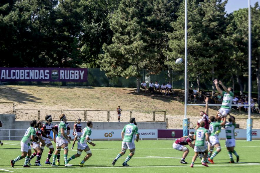 Inauguración Campo de las Terrazas - Partido Liga Heineken División de Honor Alcobendas - Independiente Santander - Imagen de un momento del partido de rugby.