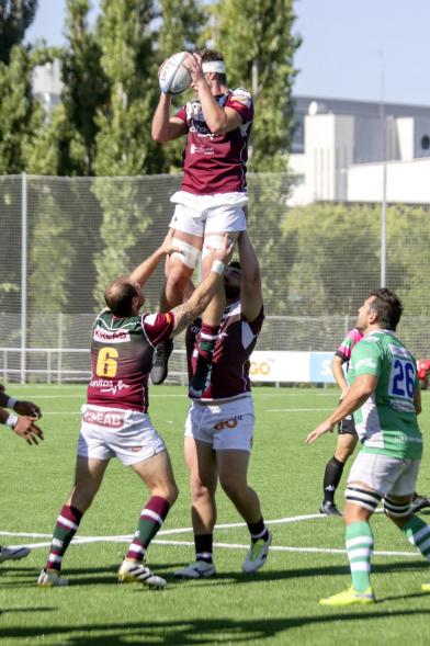 Inauguración Campo de las Terrazas - Partido Liga Heineken División de Honor Alcobendas - Independiente Santander - Imagen de un momento del partido de rugby.