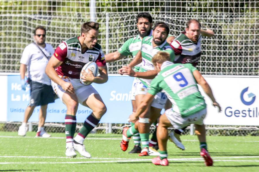 Inauguración Campo de las Terrazas - Partido Liga Heineken División de Honor Alcobendas - Independiente Santander - Imagen de un momento del partido de rugby.