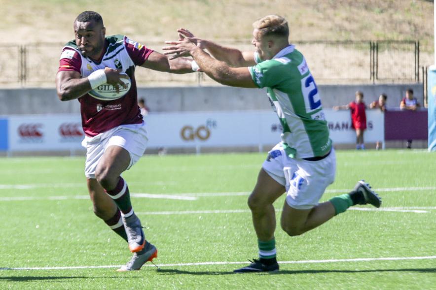 Inauguración Campo de las Terrazas - Partido Liga Heineken División de Honor Alcobendas - Independiente Santander - Imagen de un momento del partido de rugby.