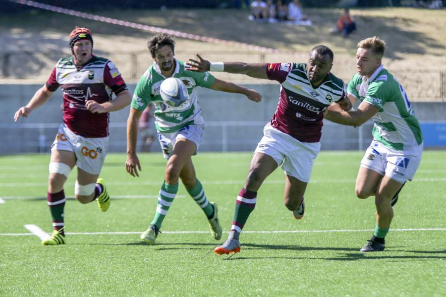 Inauguración Campo de las Terrazas - Partido Liga Heineken División de Honor Alcobendas - Independiente Santander - Imagen de un momento del partido de rugby.