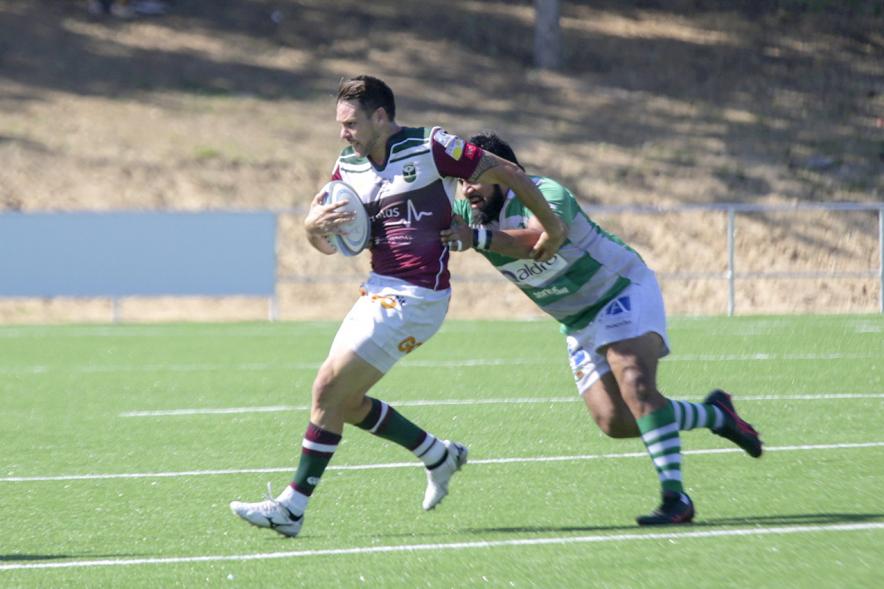 Inauguración Campo de las Terrazas - Partido Liga Heineken División de Honor Alcobendas - Independiente Santander - Imagen de un momento del partido de rugby.