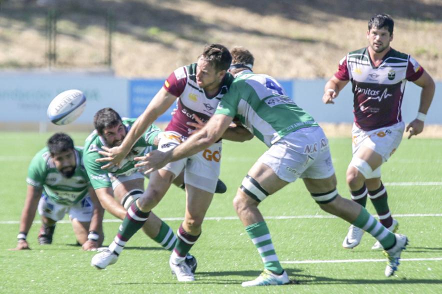 Inauguración Campo de las Terrazas - Partido Liga Heineken División de Honor Alcobendas - Independiente Santander - Imagen de un momento del partido de rugby.